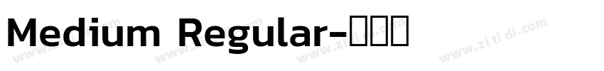 Medium Regular字体转换